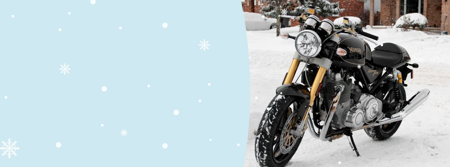 Motorcycle winter safety